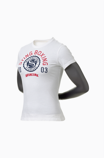 STING Womens Pure Boxing Tee White